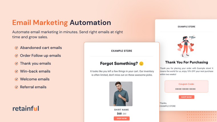 Retainful : Email Marketing Screenshot