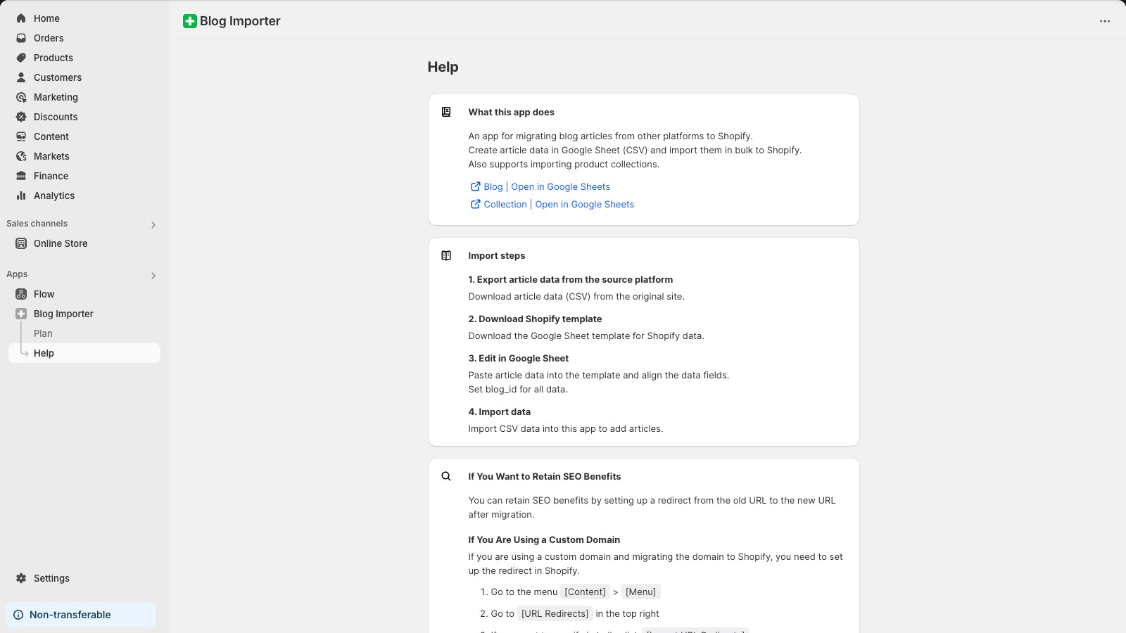 Help Page