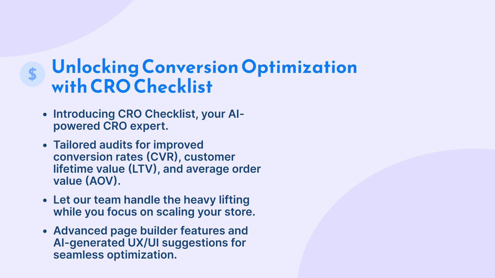 CRO Guru ‑ Checklist Expert Screenshot