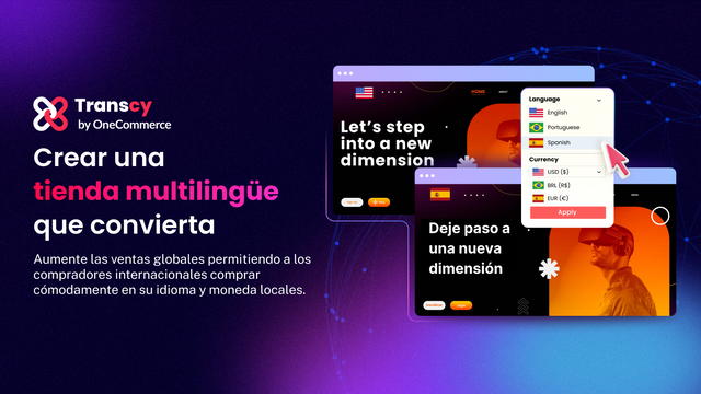 Crear una tienda multilingüe que convierta