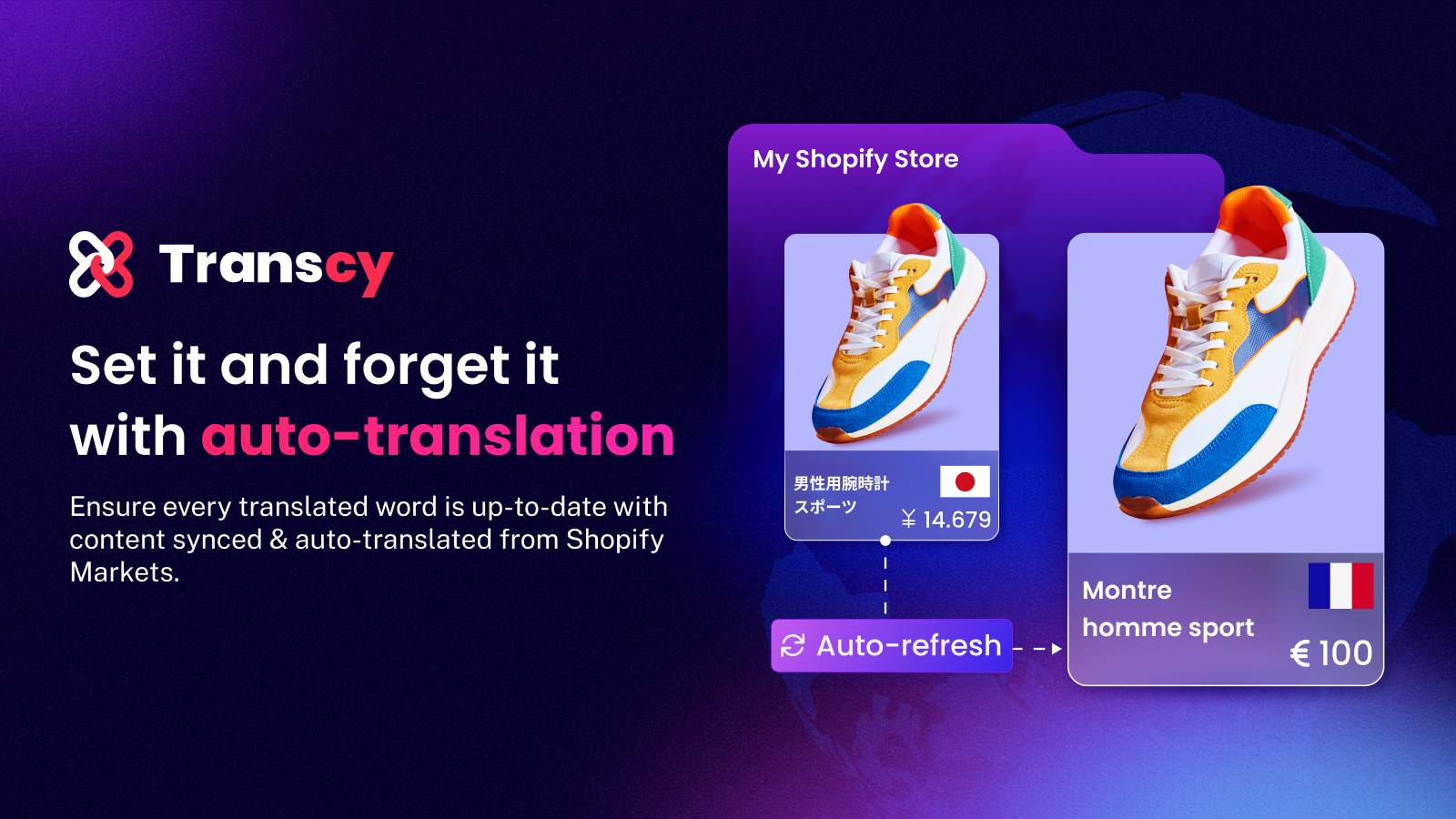 Translate image into customers' languages for greater connection