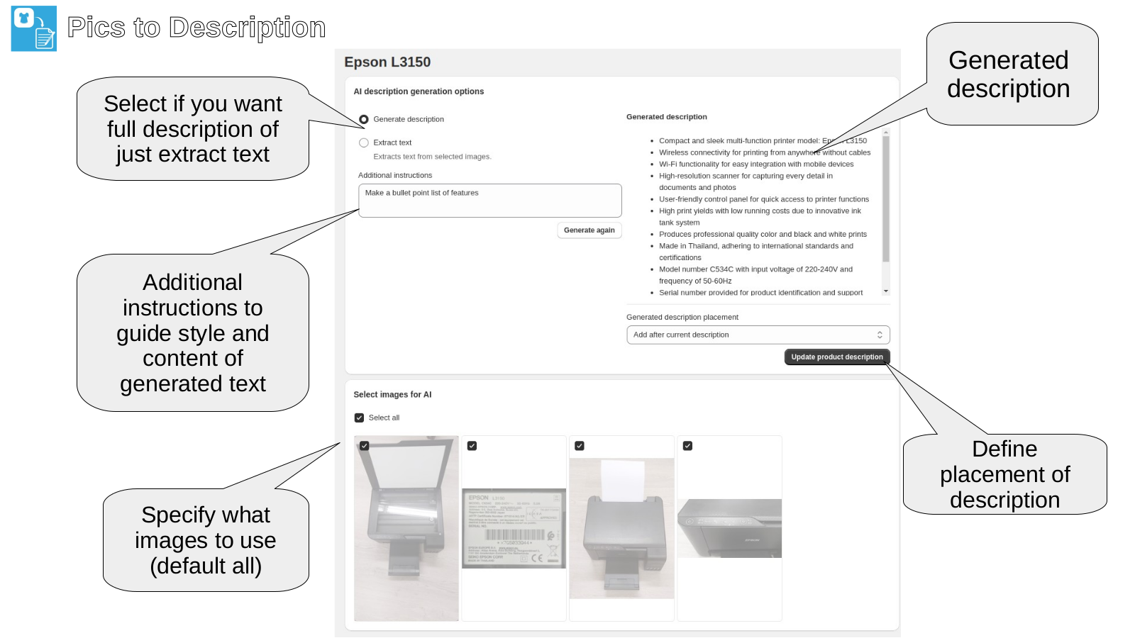 App fields explained