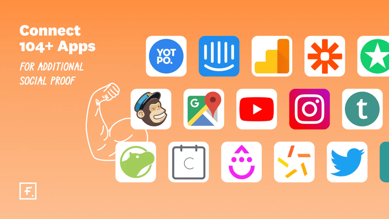 100+ Integrationer: Forbind med dine favorit apps