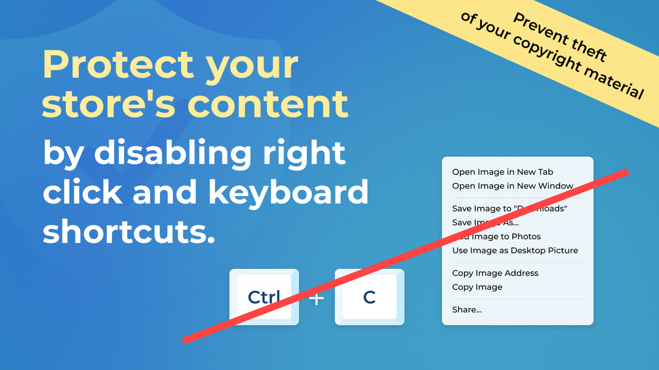 Protect your content by disabling right click and shortcuts