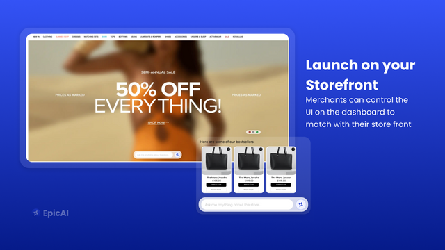 Launch on your storefront