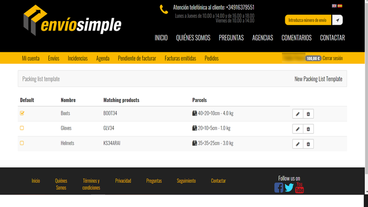 Enviosimple Screenshot