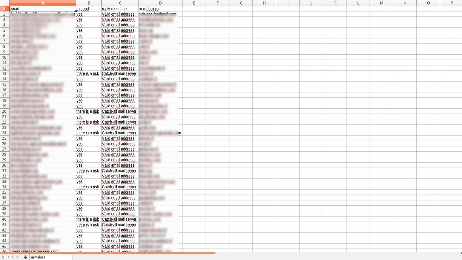 csv Datei Ergebnis