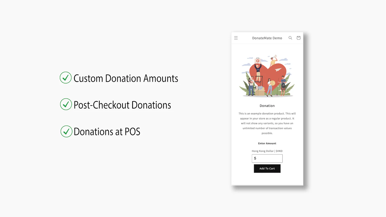 Donations help you make your charity mission a success