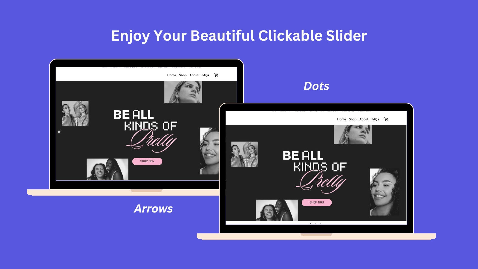 Enjoy Your Beautiful Clickable Slider