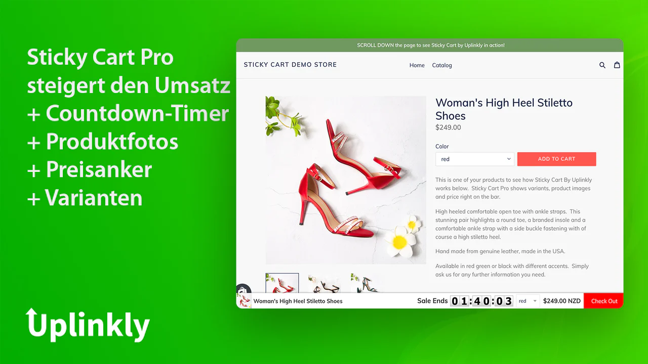 Sticky Cart Pro: Steigert Konversionen mit Varianten und Timern