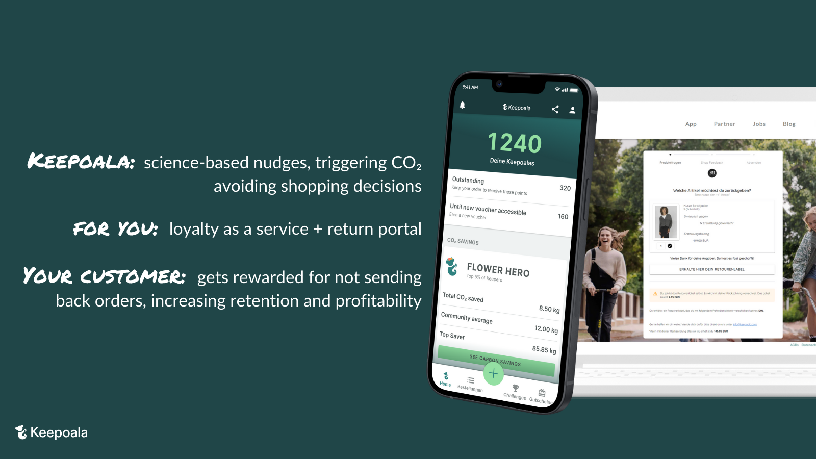 Keepoala - Loyalty, return portal & insights