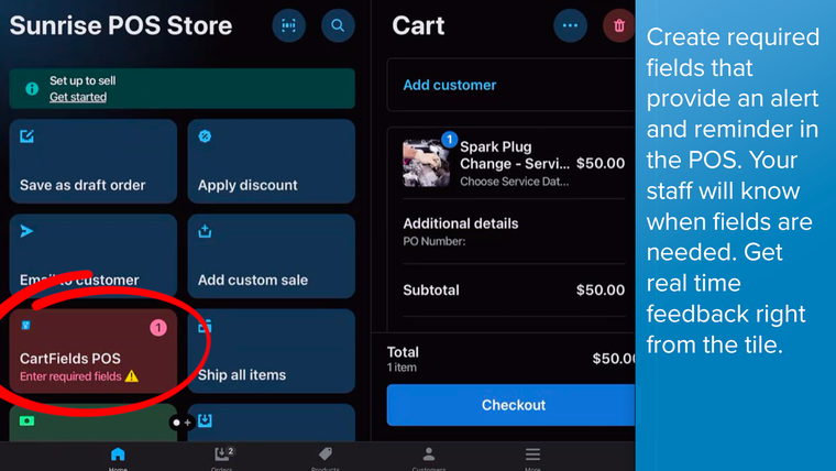 CartFields for POS Screenshot