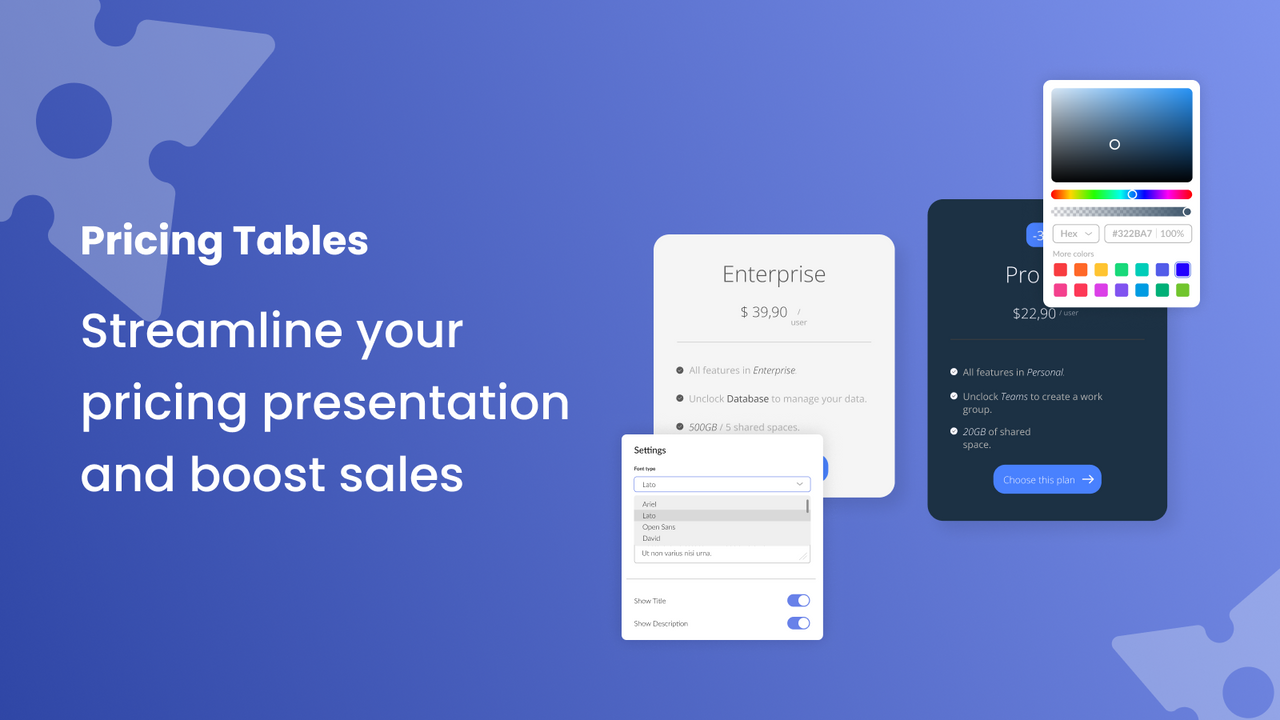 Convert Users With Stunning, Detail-Rich Pricing Table
