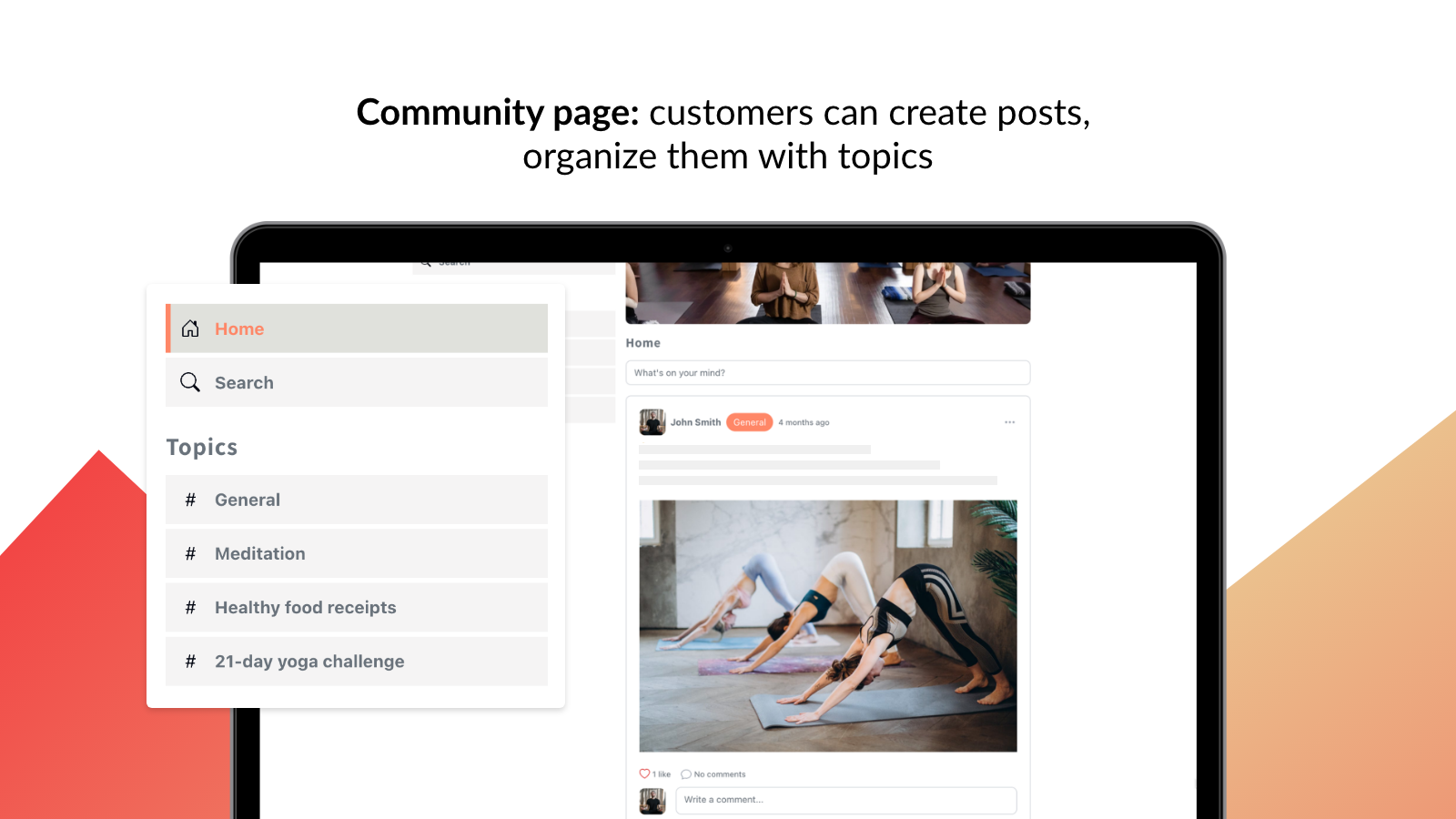 Mega Community para Shopify – Página da Comunidade