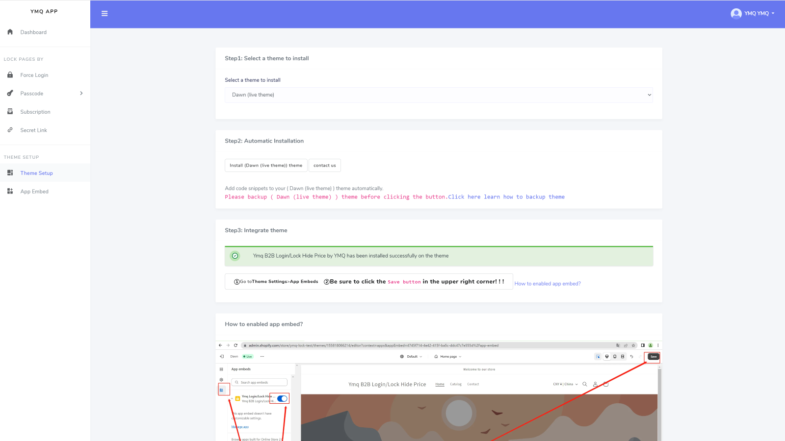 Configuración del Tema