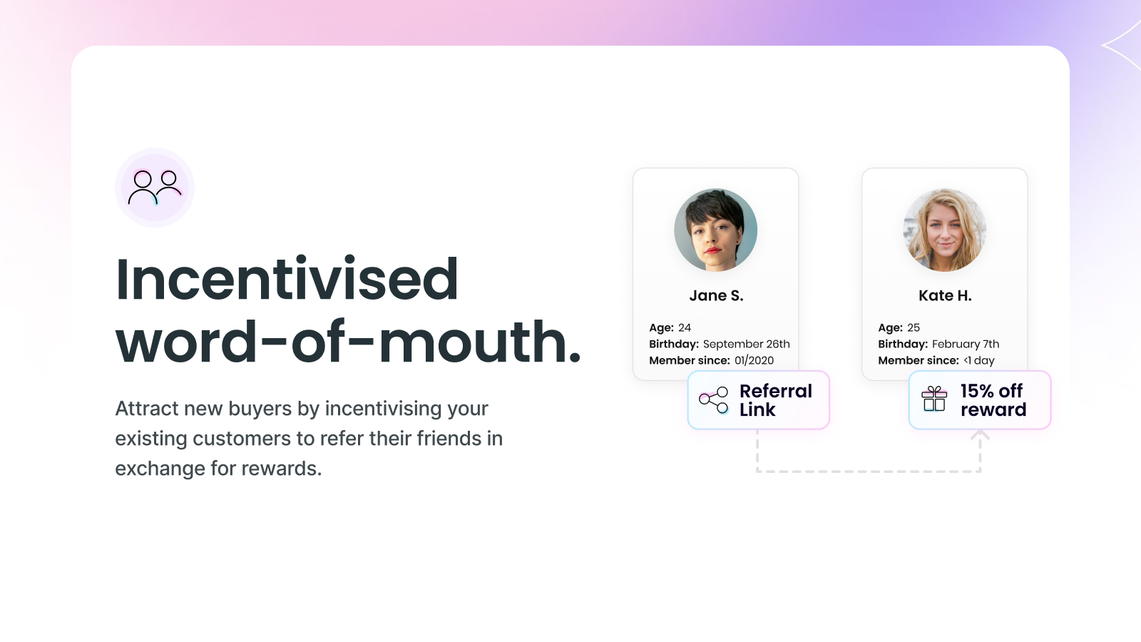 Influence ‑ Loyalty & Referral Screenshot