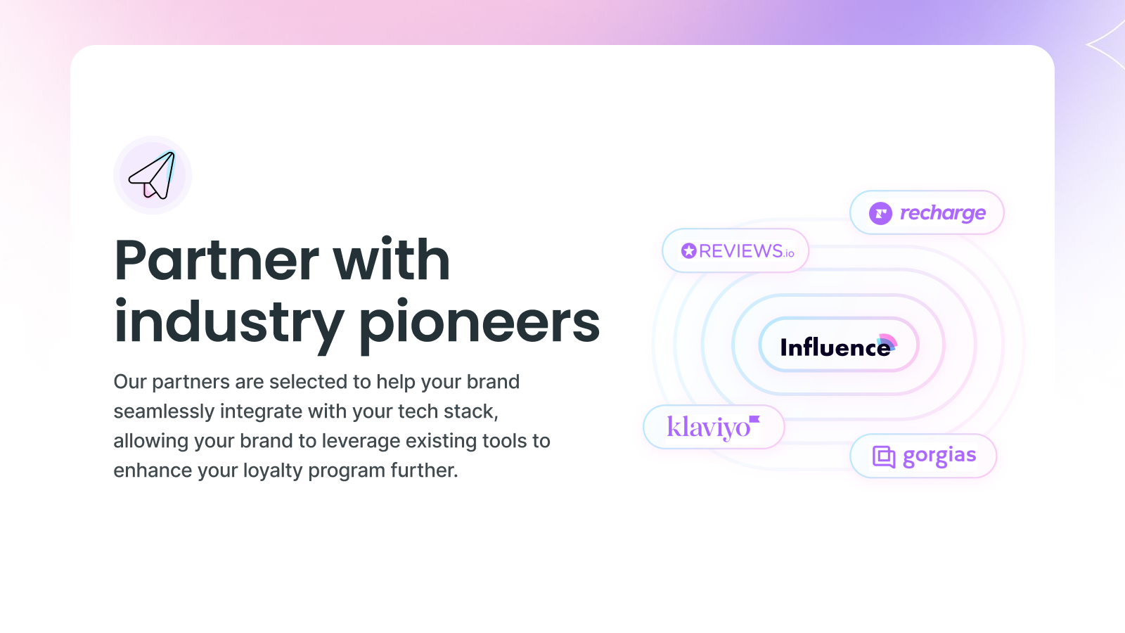 Influence ‑ Loyalty & Referral Screenshot