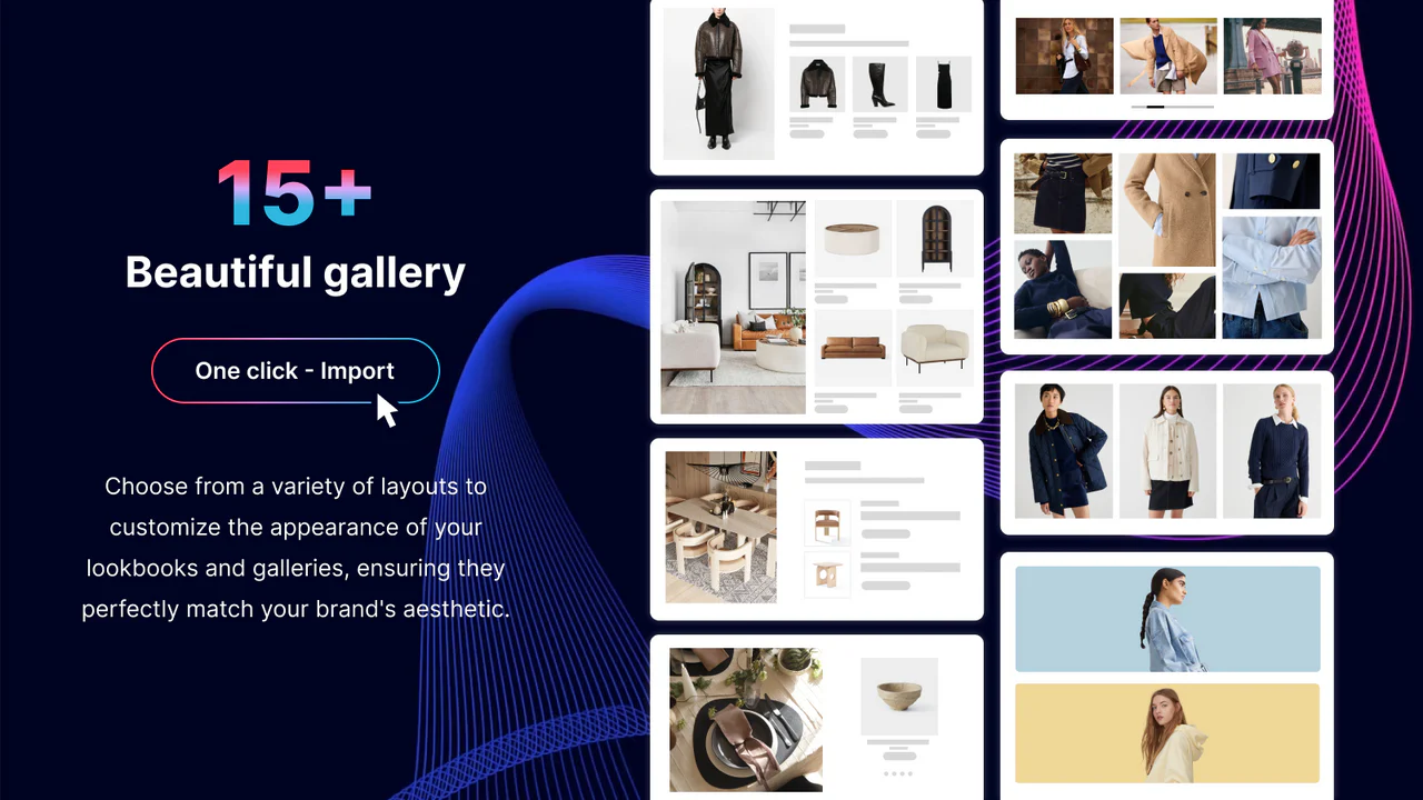 Multiple elegant layouts for Portfolio, Gallery, Video