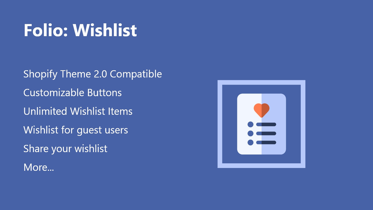 Folio: Wishlist Screenshot