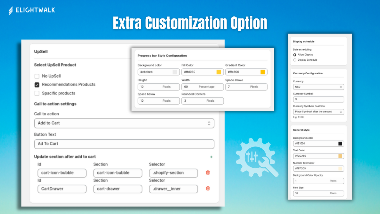 Option de personnalisation supplémentaire