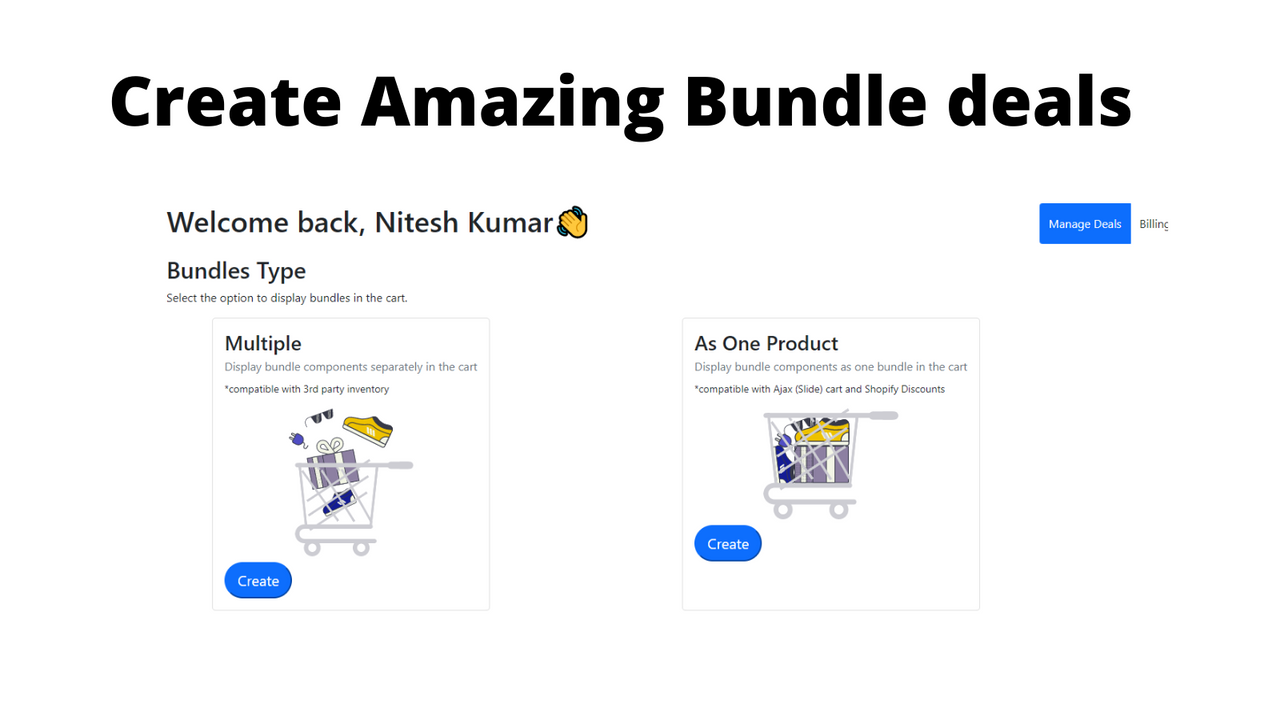 make multiple product bundles