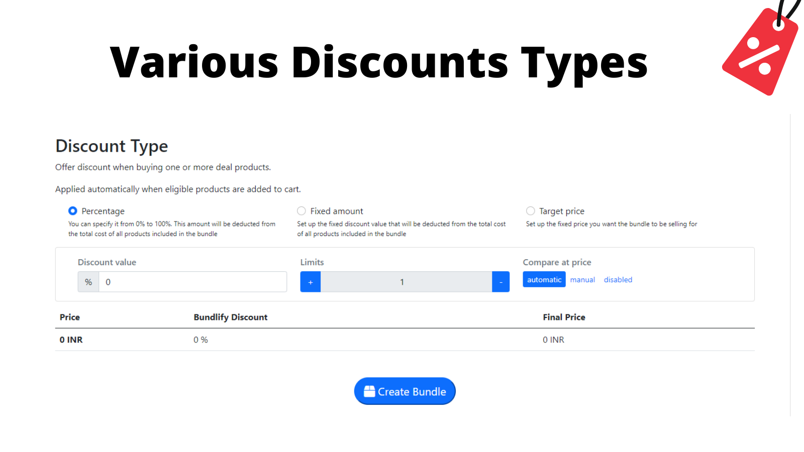 discount types for bundles