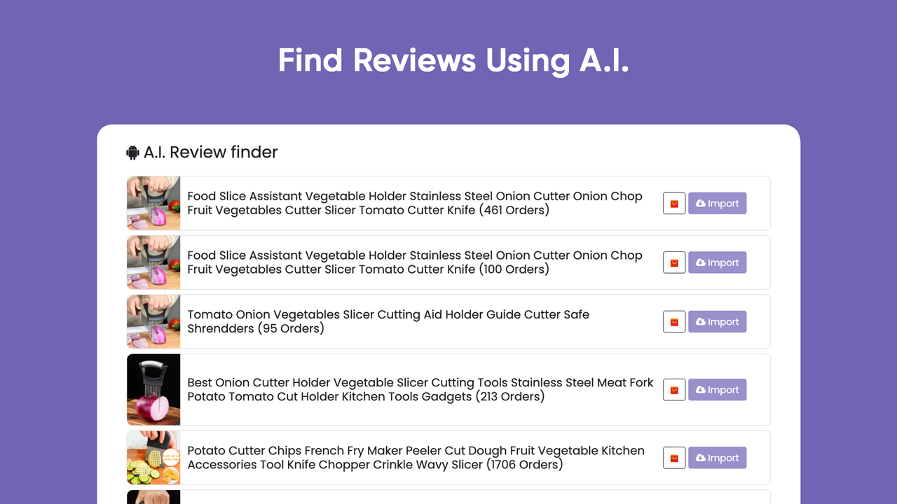 A.I. Review Finder