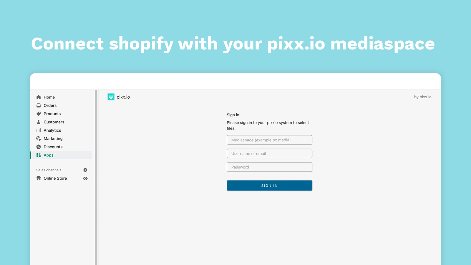 pixxio app login