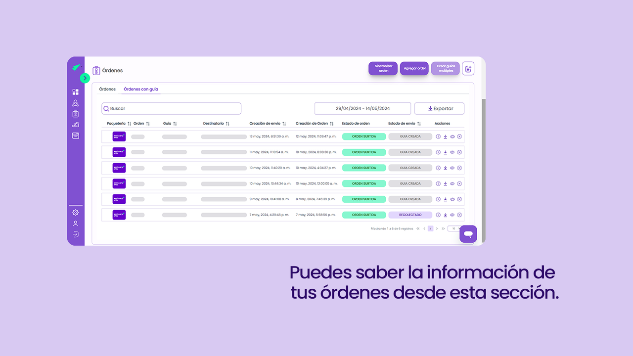 Suivez vos commandes