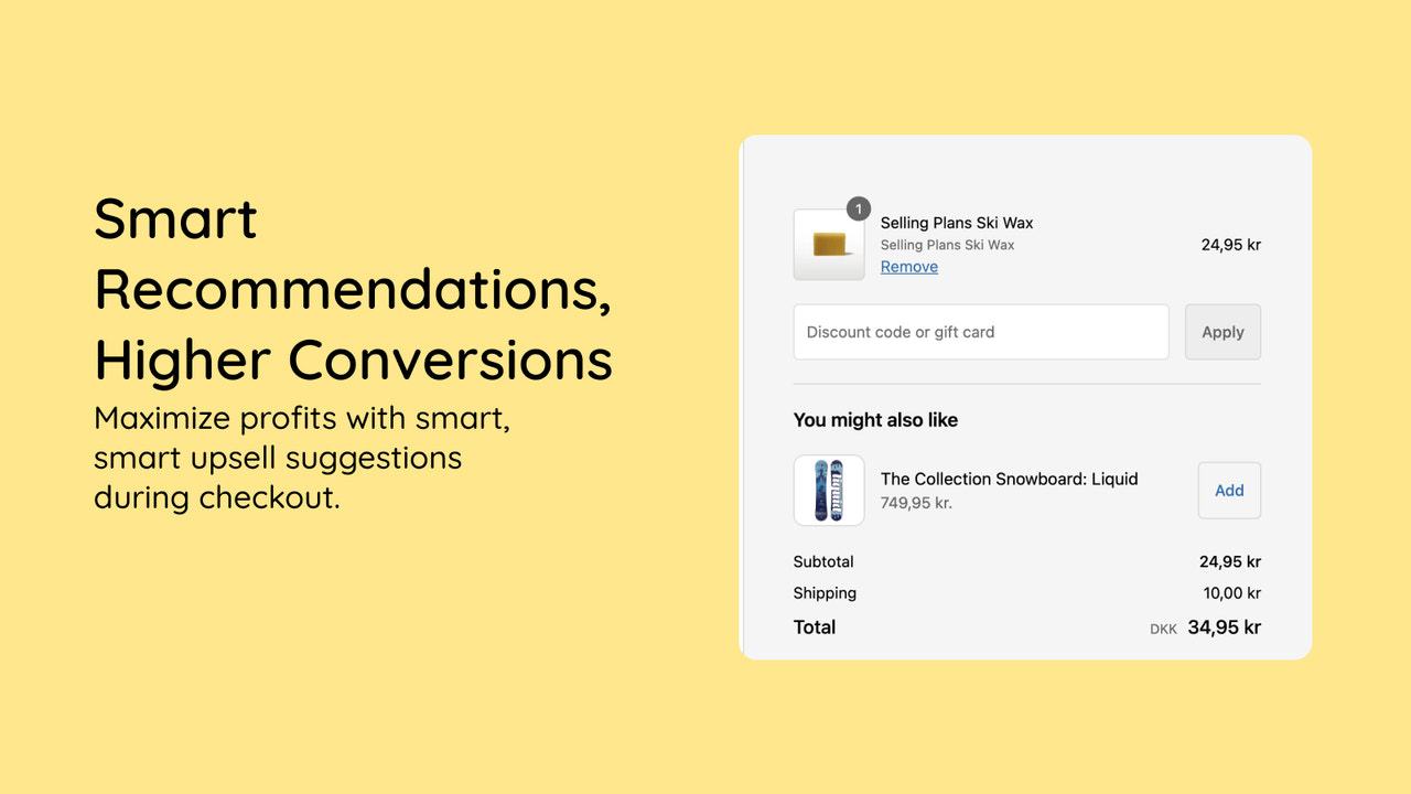 Recommandations intelligentes, conversions plus élevées