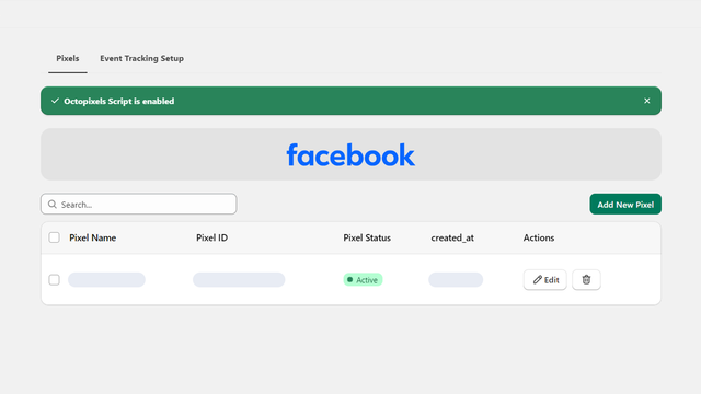 configuración de píxel