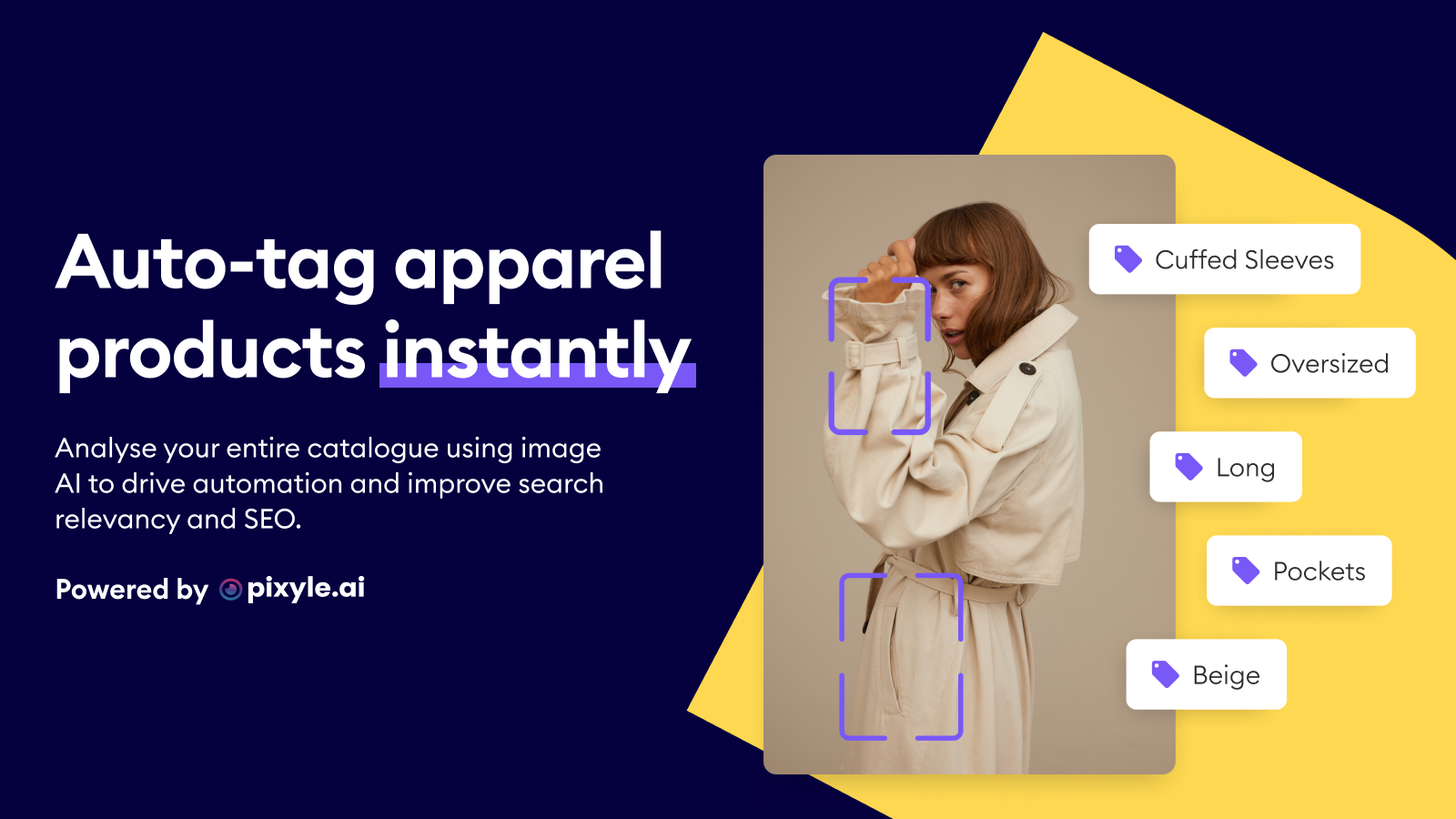 Tag kledingproducten automatisch direct met Reactify Image AI
