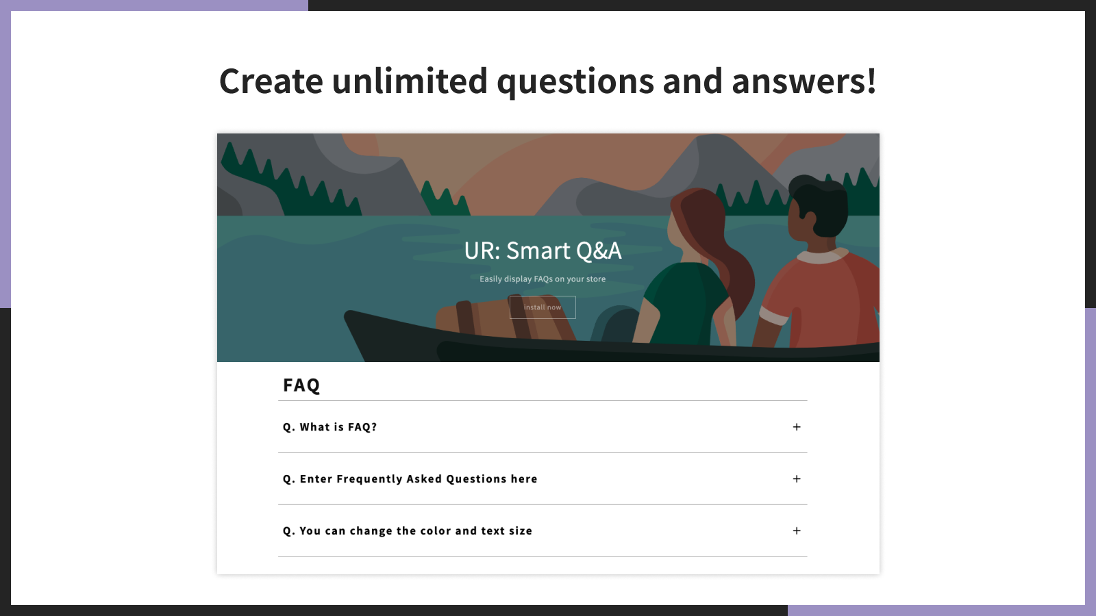 Created unlimited questions and answers.