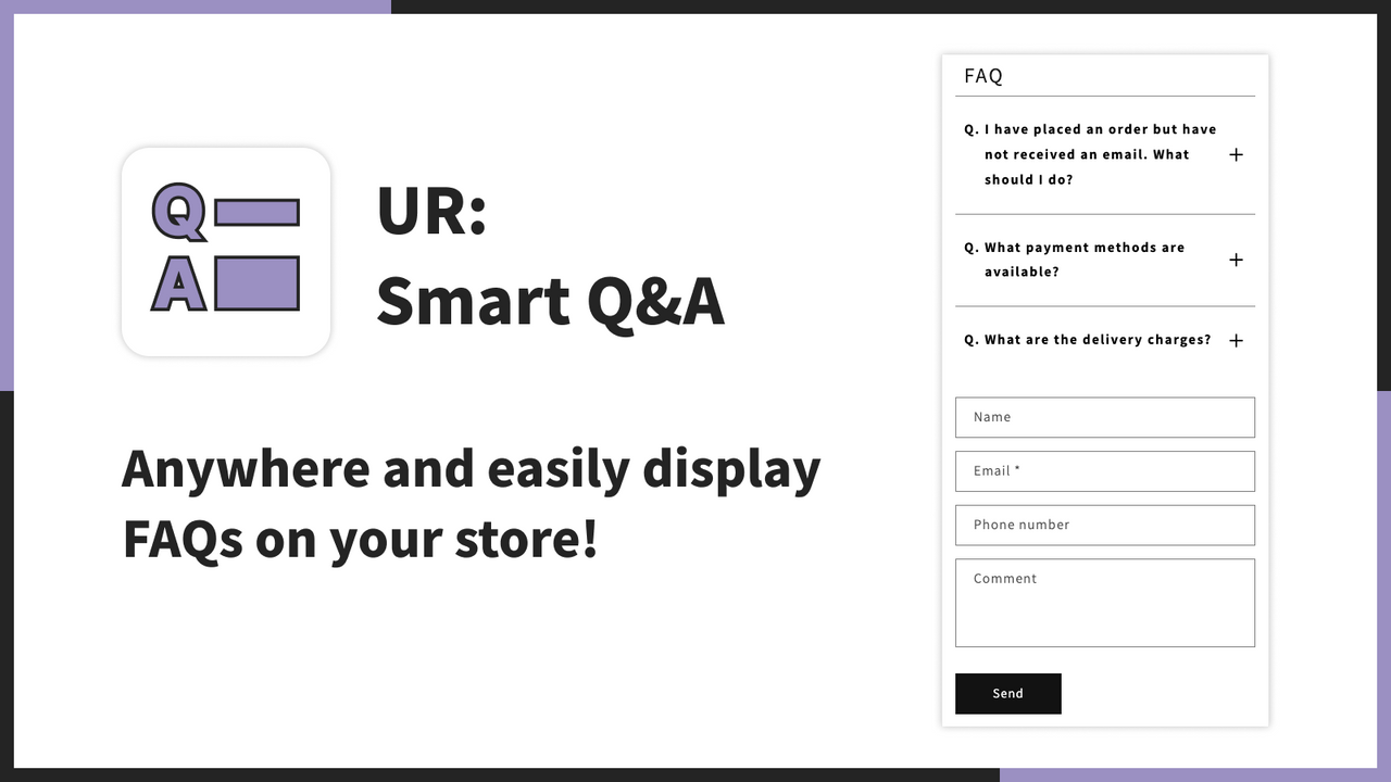 UR: Smart Q&A｜Anywhere FAQs Screenshot