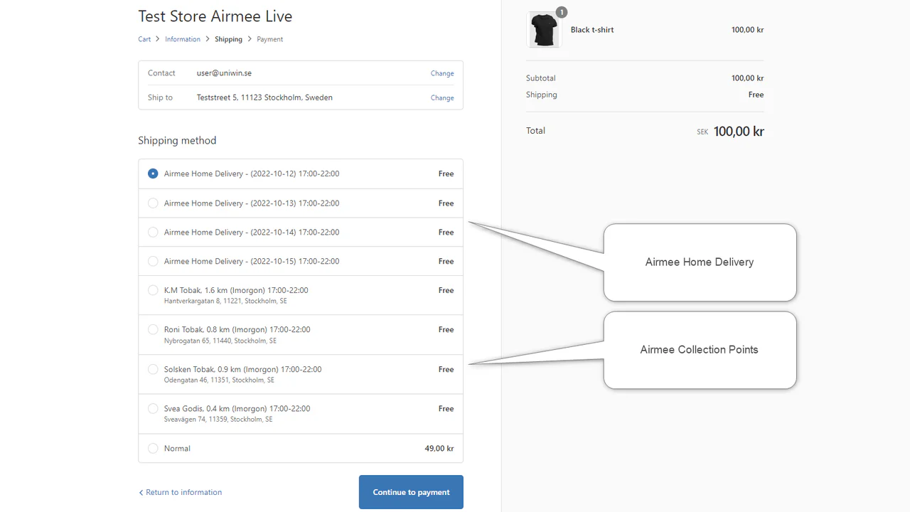 Recurso de Checkout