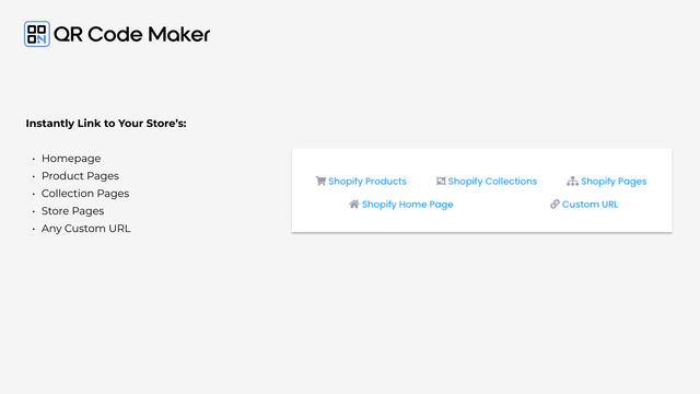 Instantly Link to any Shopify Product Page, Category, Store Page