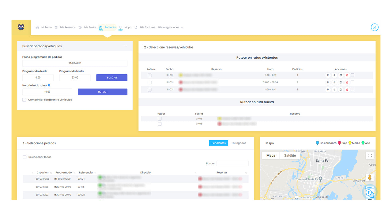 Rutea tus pedidos con nuestro ruteador inteligente