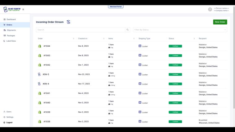 Ship Safe Network Screenshot