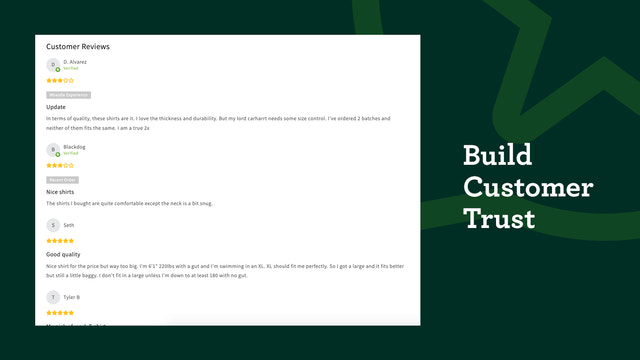 Build Customer Trust