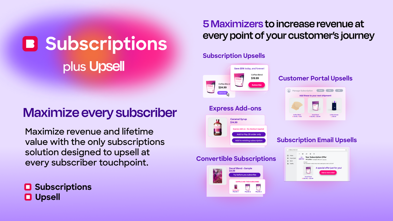 Maximize every subscriber with Bold Subscriptions