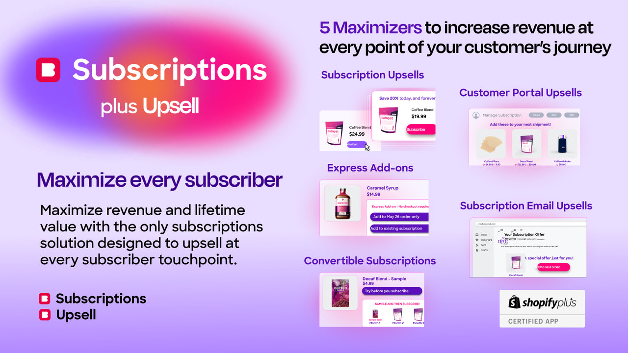 Maximiza cada suscriptor con BOLD Subscriptions