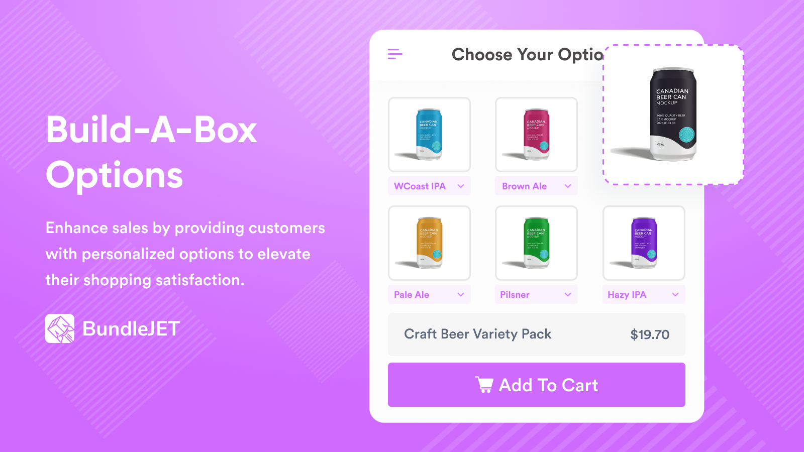 build a box bundle options