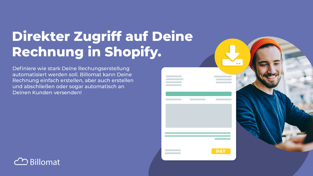 Direkter Zugriff auf deine Rechnung in Shopify