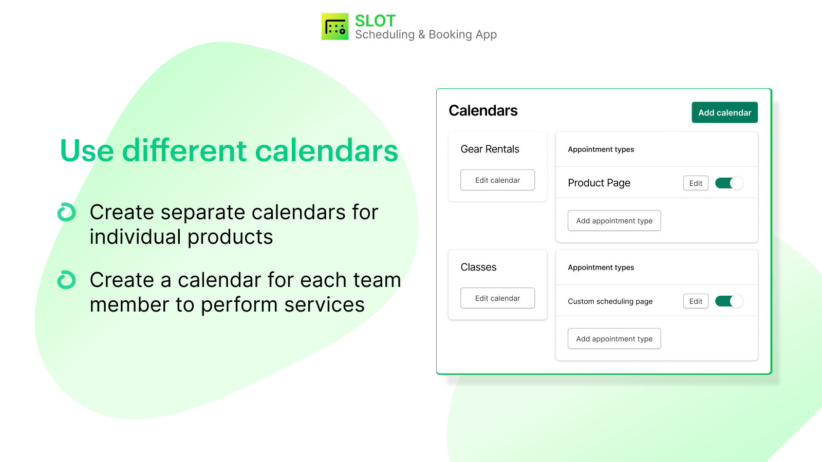 SLOT Appointment Booking App Screenshot