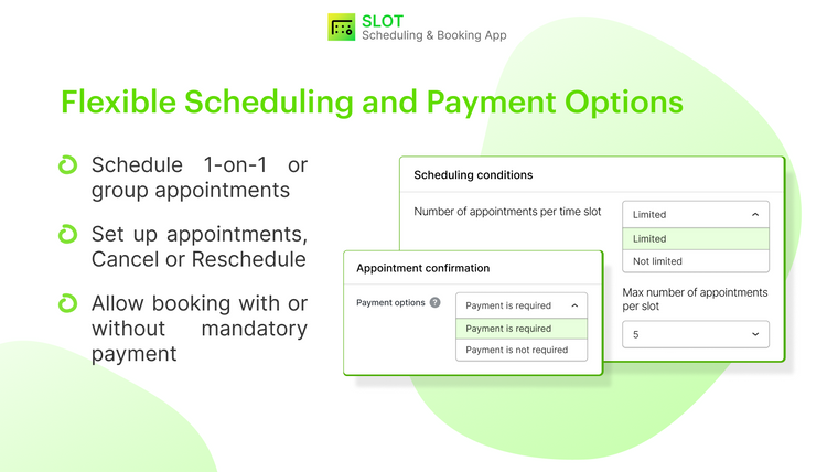 SLOT Appointment Booking App Screenshot