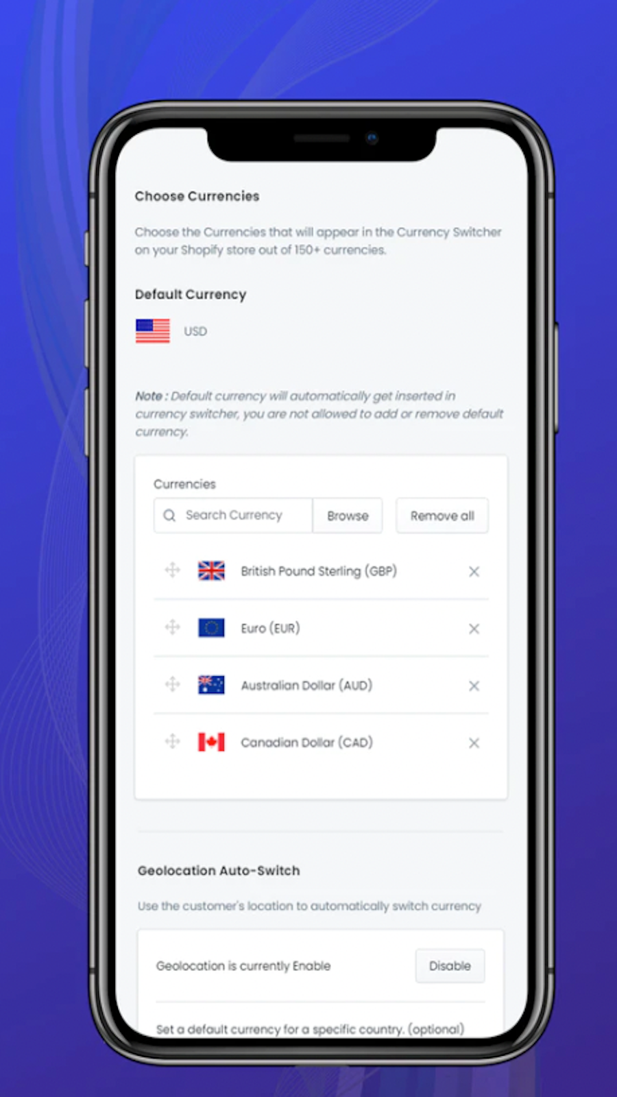 Currency Converter by Zoomifi Screenshot