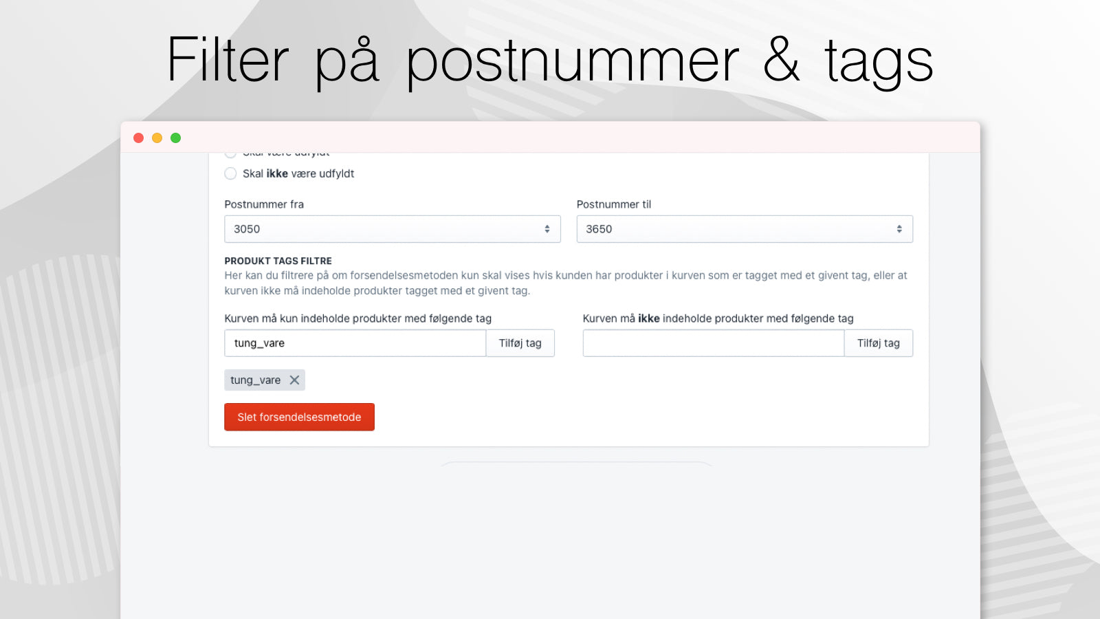 Pakkeshopper Screenshot