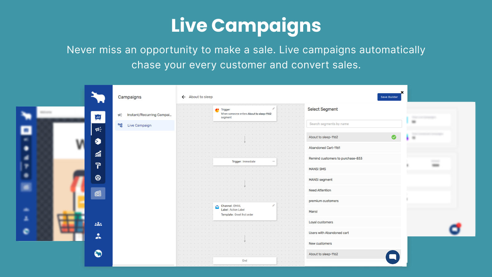 Ne manquez jamais une occasion de faire une vente en utilisant Live Campaign