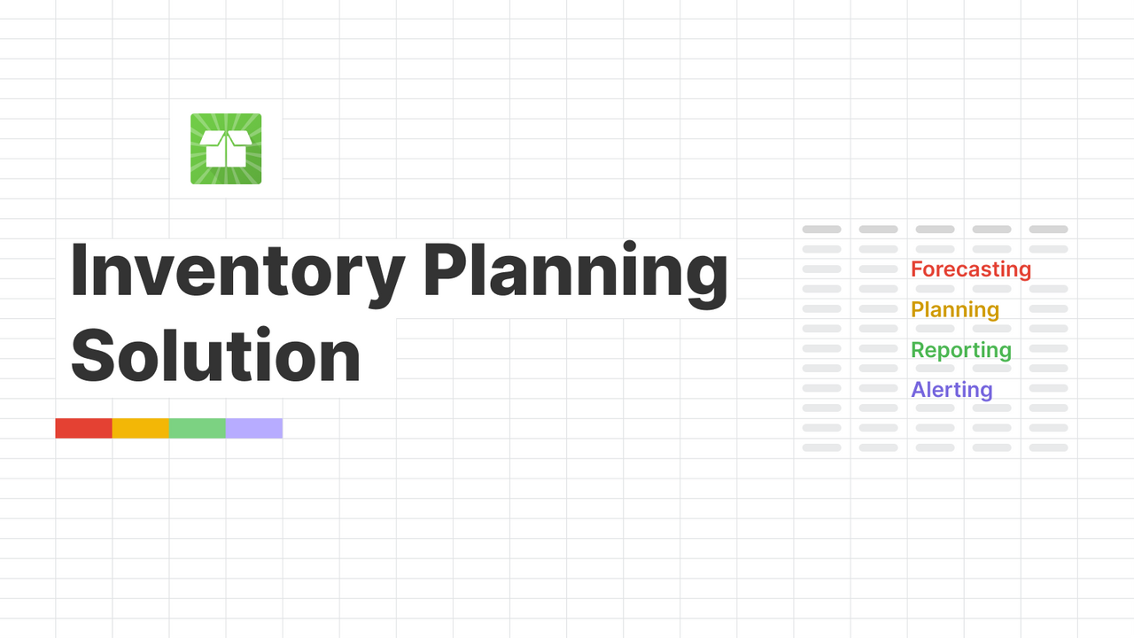 Advanced Inventory Planner