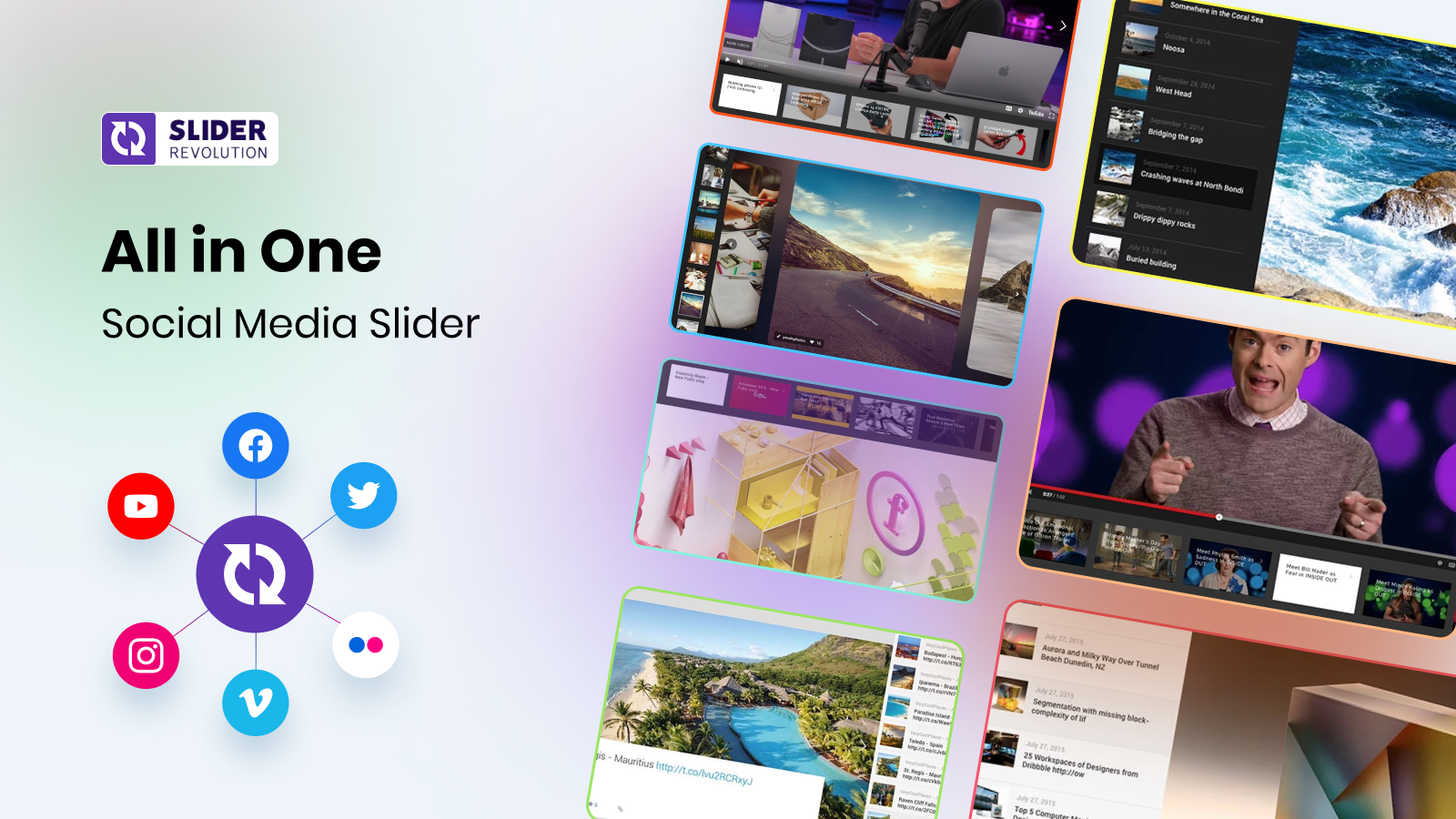All in One Social Media Slider voor Shopify